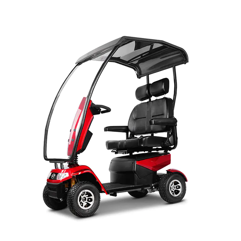 S70D cộng với giá nhà máy 13inch 24V 1000W Xe tay ga điện có thể gập bốn bánh có thể gập