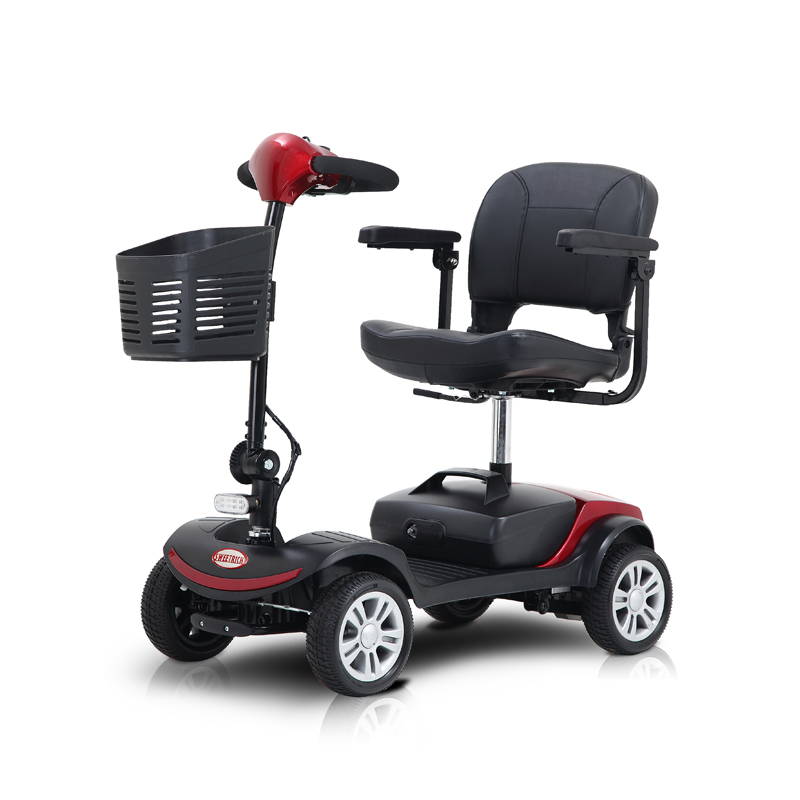 S1 Thể thao dễ dàng Du lịch 4 Bánh xe Ultra Light Gập lại xe điện di động điện cho người già