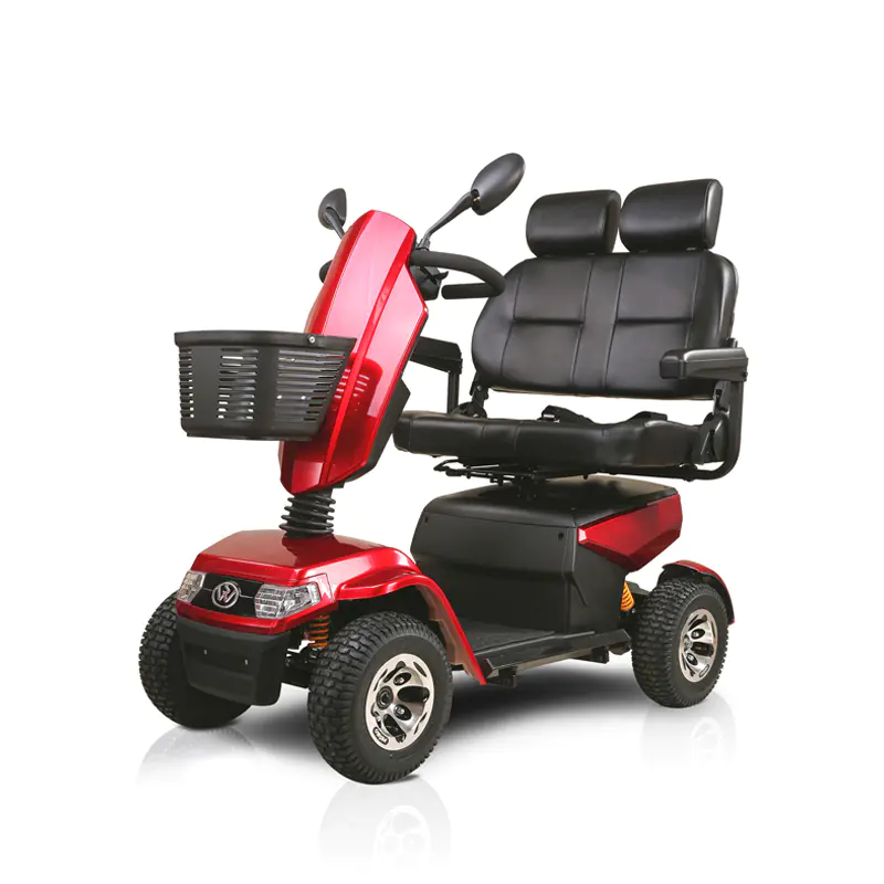 S70D 2 Ghế xe tay ga di động cao tuổi với giỏ